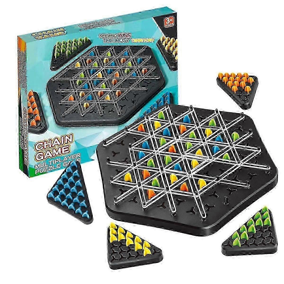 Chain Triangle Game,chain Chess Board Puzzle Game Chain Triangle Chess Game