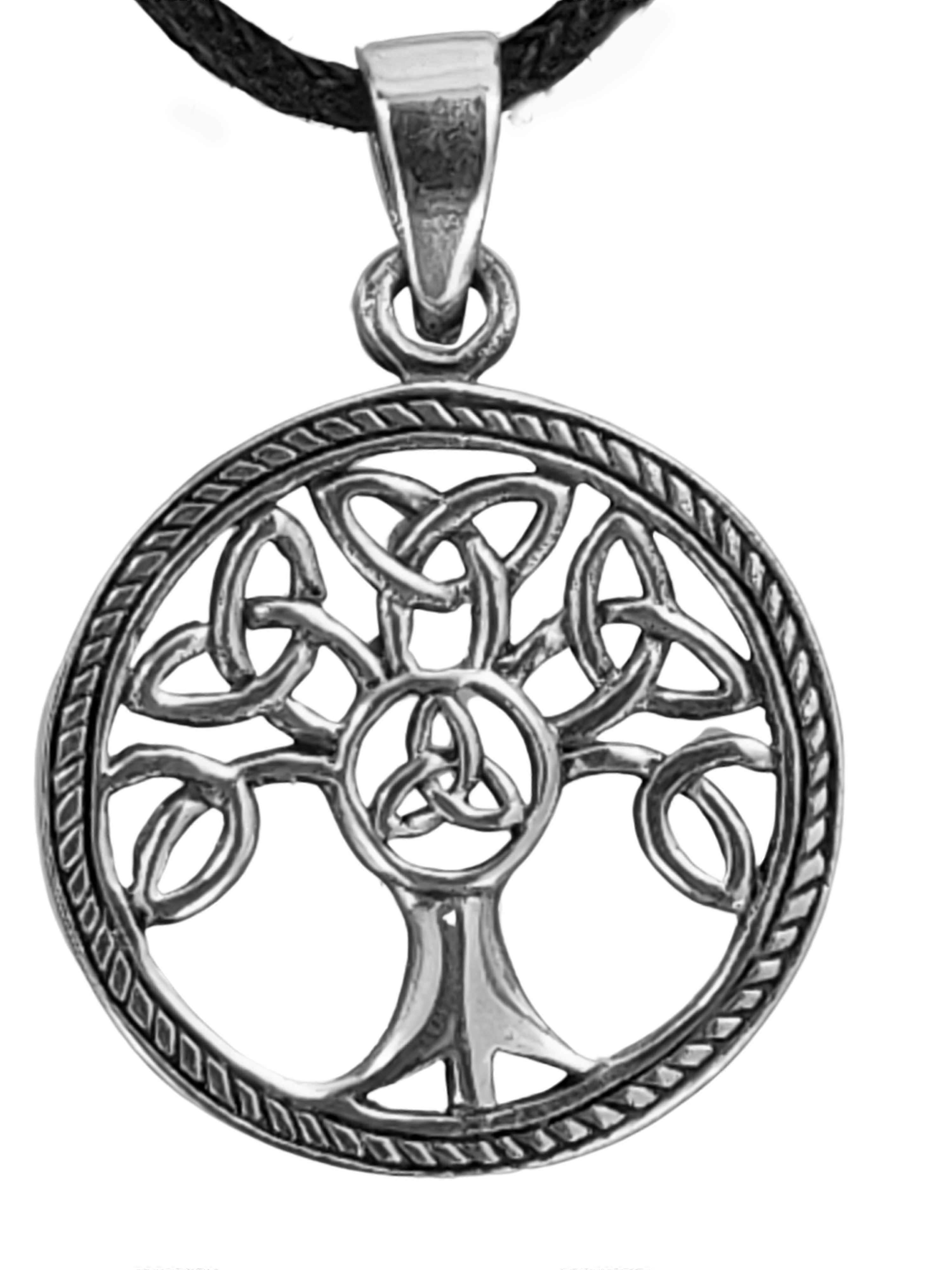 Lebensbaum 167 Mit Schlangenkette - Silber
