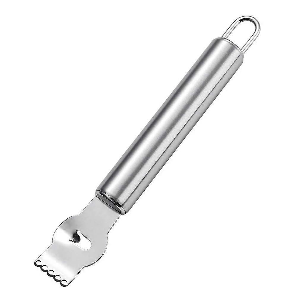 Stainless Steel Lemon Zester with Ergonomic Handle, Dishwasher Safe, Ideal for Citrus Fruits and Baking