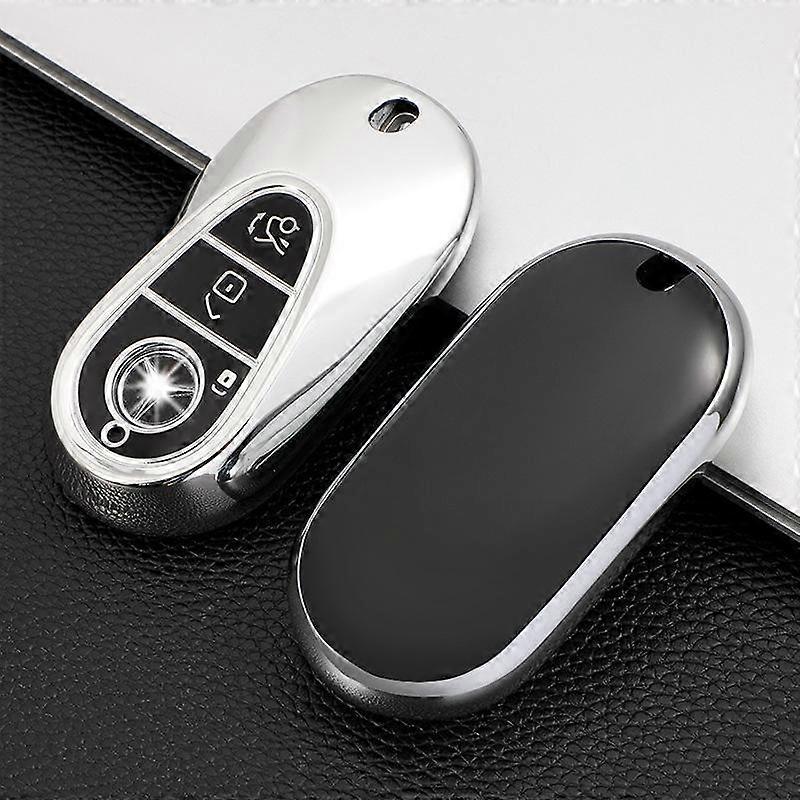 New Design TPU Car Remote Key Case Cover Shell For Mercedes Benz C E Class W223 W206 C260 C300 S450 S500 S400 Protector Keyless Accessories