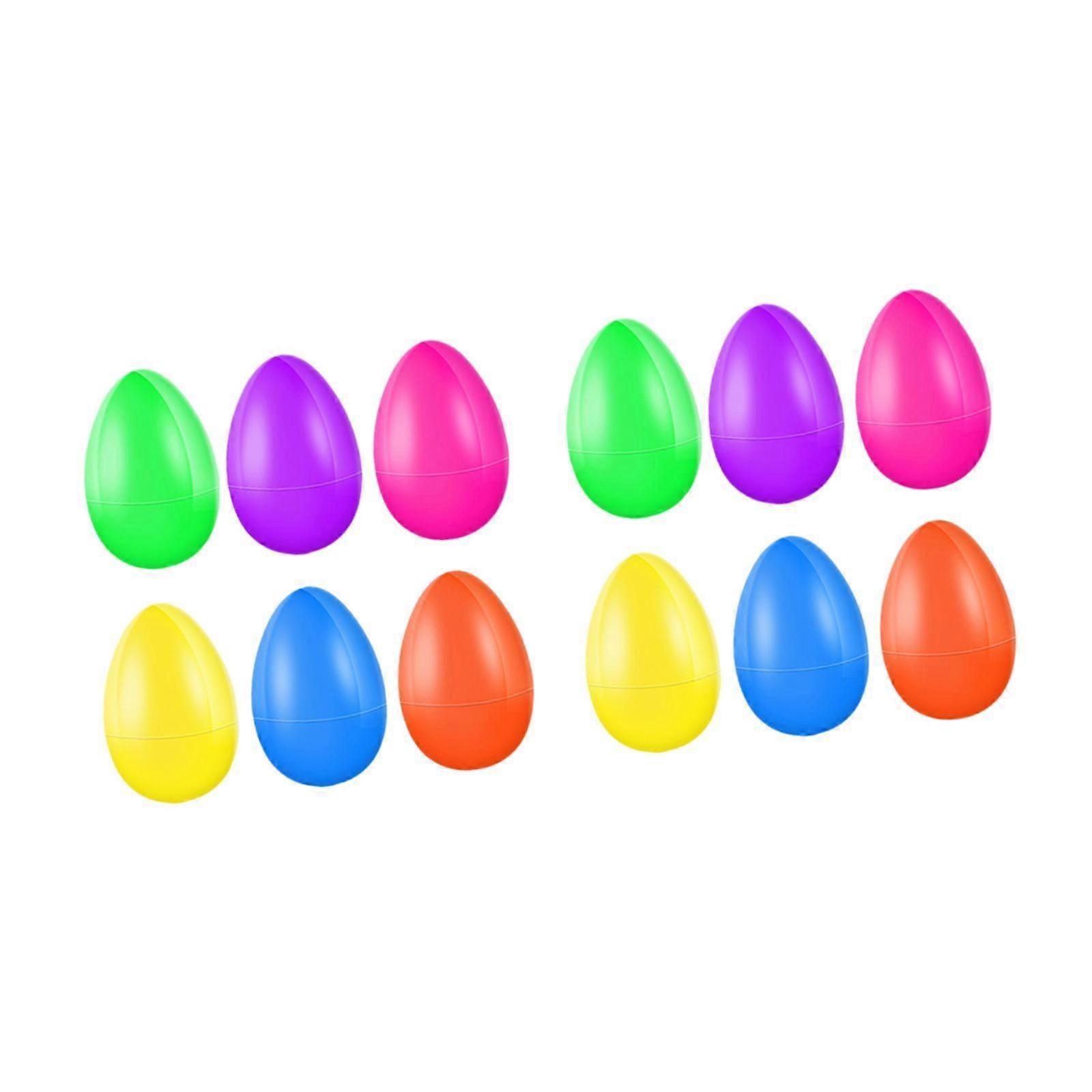 Fillable Easter Eggs for Easter Egg Find DIY Crafts Classroom Prize Supplies 12 Pack