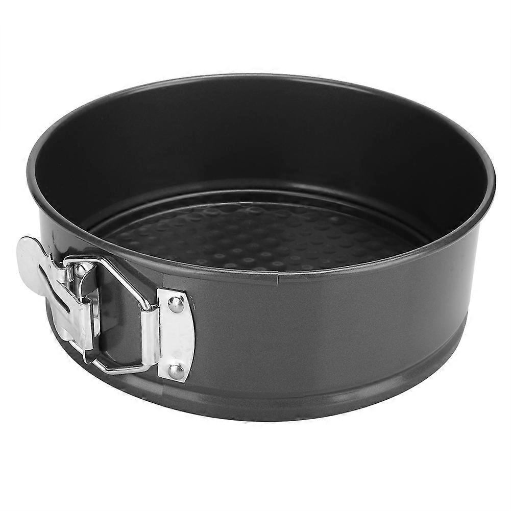 Non-Stick Round Cake Mold 18cm with Removable Bottom Carbon Steel for DIY Mousse Baking
