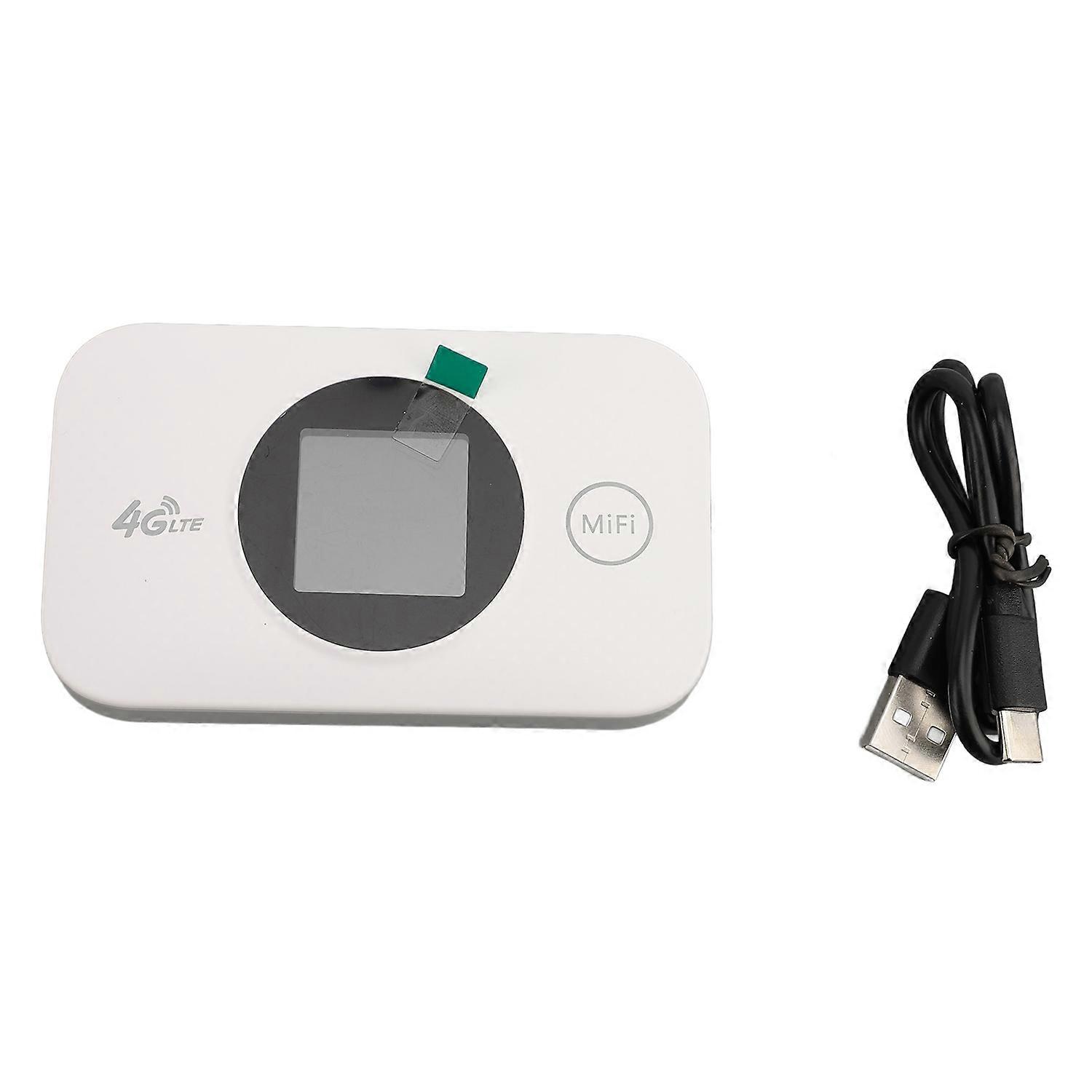 4G Mobile Hotspot Color Screen 3000mAh Battery 150Mbps Stable Signal Portable WiFi Router for Travel