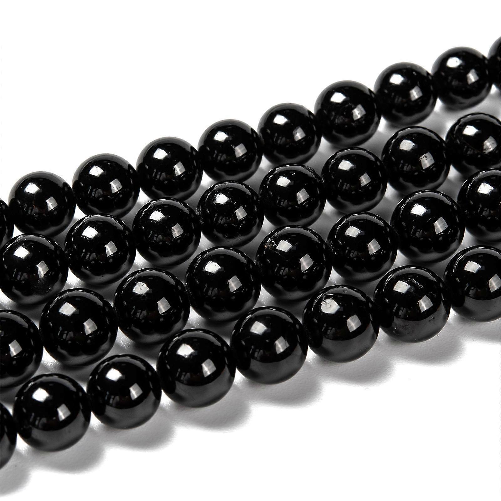 Craft Beads Grade A Natural Tourmaline Round Bead Strands 8mm