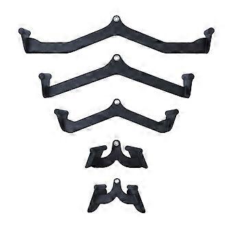 5pcs Lat Pulldown Attachments, Back Strength Training Handle Grip, Push-Down Exercise Bar