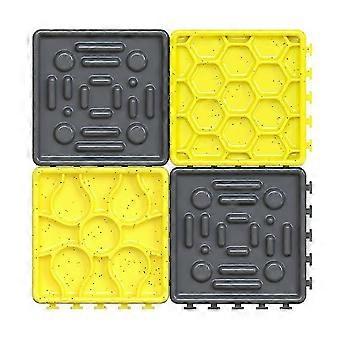 4PCS multi-functional detachable slow feeding dog bowl, Soothing dog anxious pad