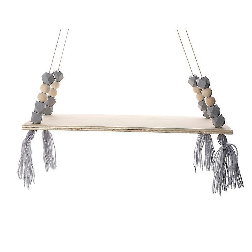 Schwebendes Regal aus Holz, Bücherregal rosa