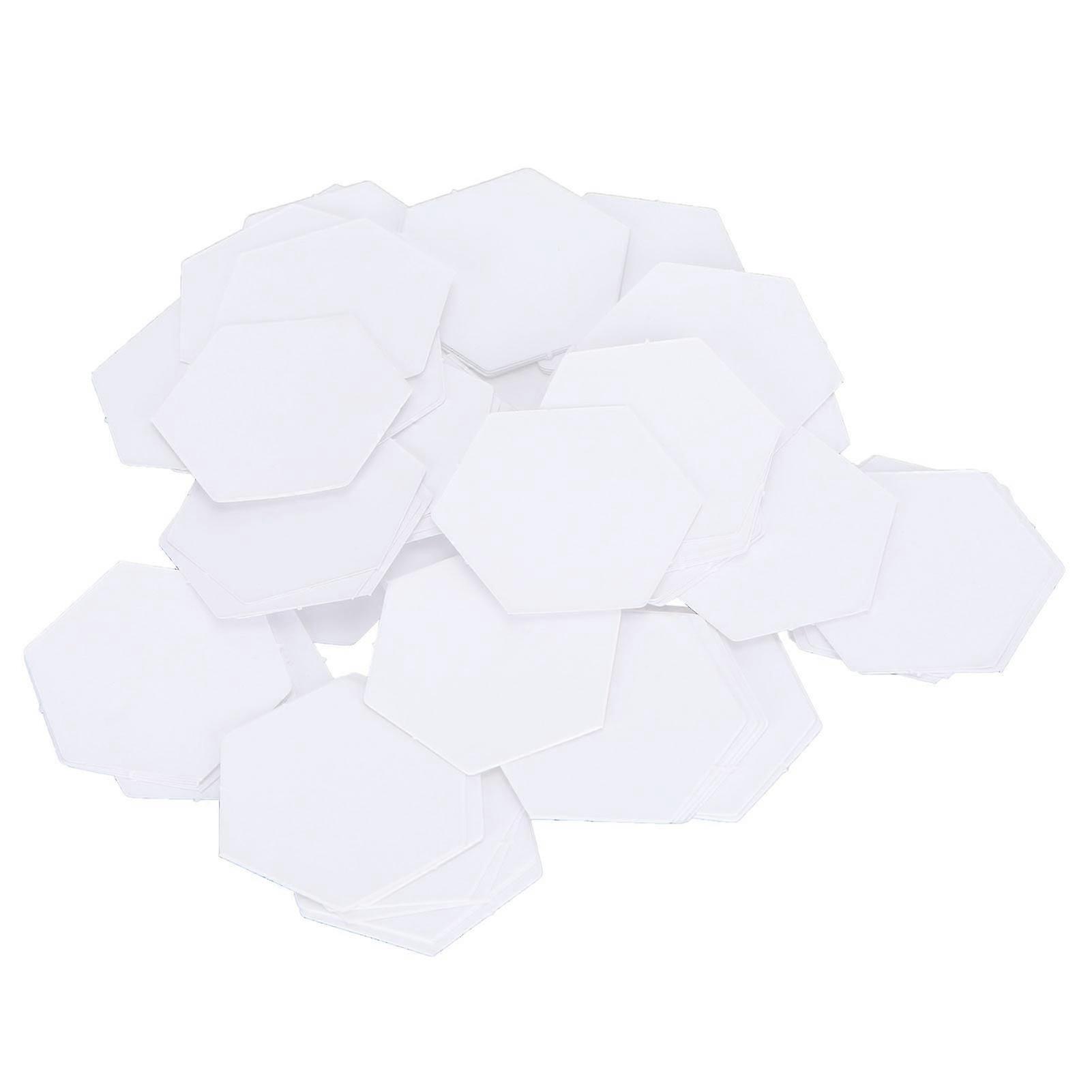 2025 100Pcs PatchWork Template Hex Paper Modelboard Quilting Sewing Craft DIY Stitching Tool(16mm Hex )
