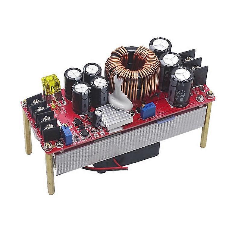 1800W 40A DC-DC Boost Converter Step Up Power Supply Module 10-60V To 12-90V Adjustable Voltage Char