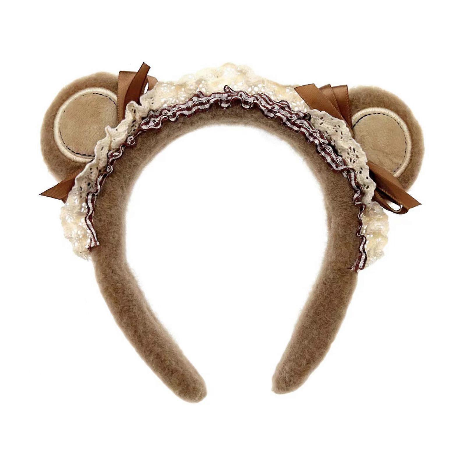 Sweet Bear Hairbands for Photo Studio Halloween Eye-catching Props for Halloween Bowknot Party Daily Wear Headpiece