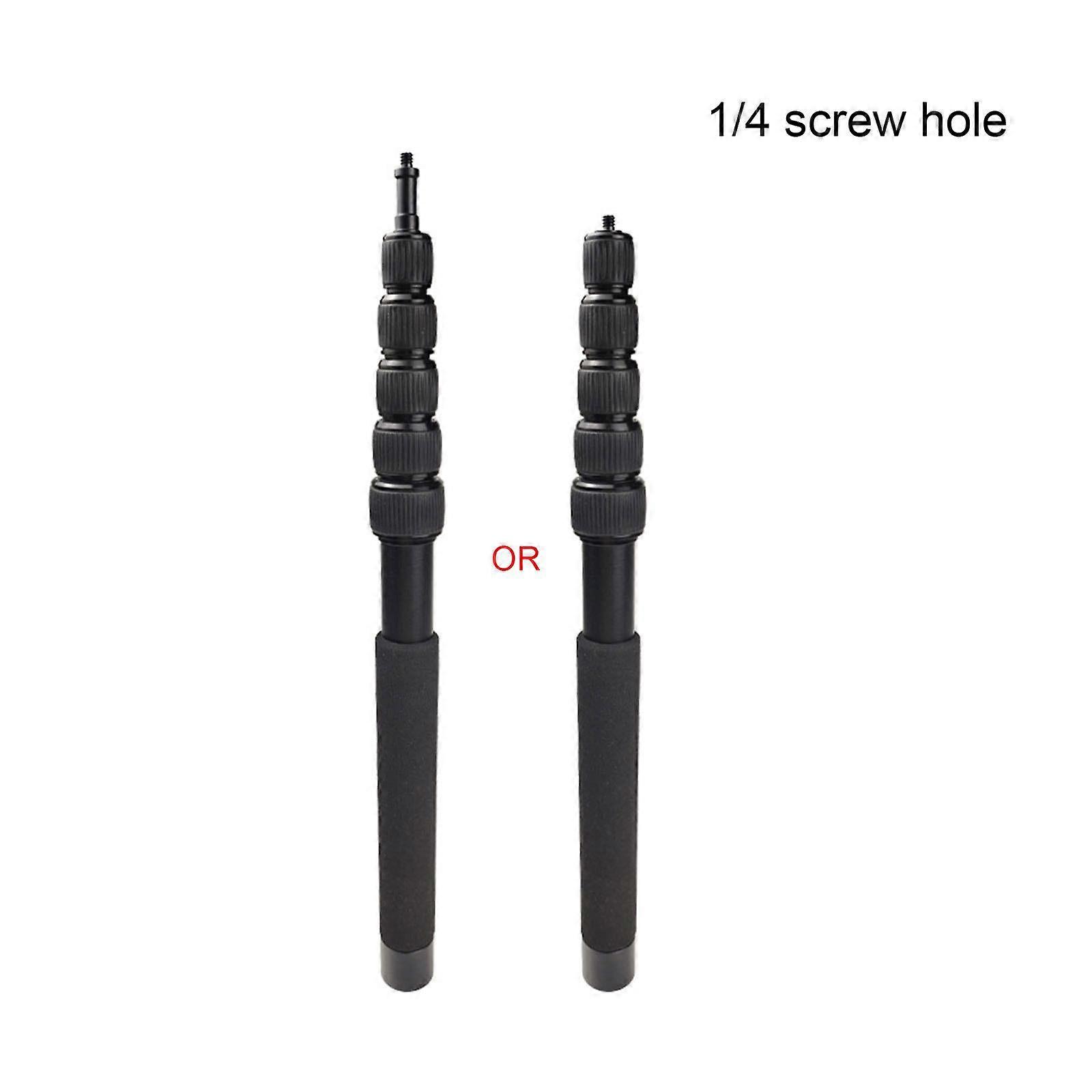 Handheld Telescopic Rod Stretchable Padded Aluminum Alloy Adjustable Rod 78.74in Telescoping Microphone Boom Pole