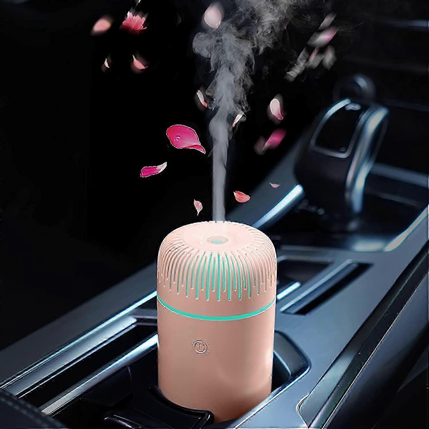 USB Essential Oil Diffuser (Pink) for Car, Home, Office, Bedroom