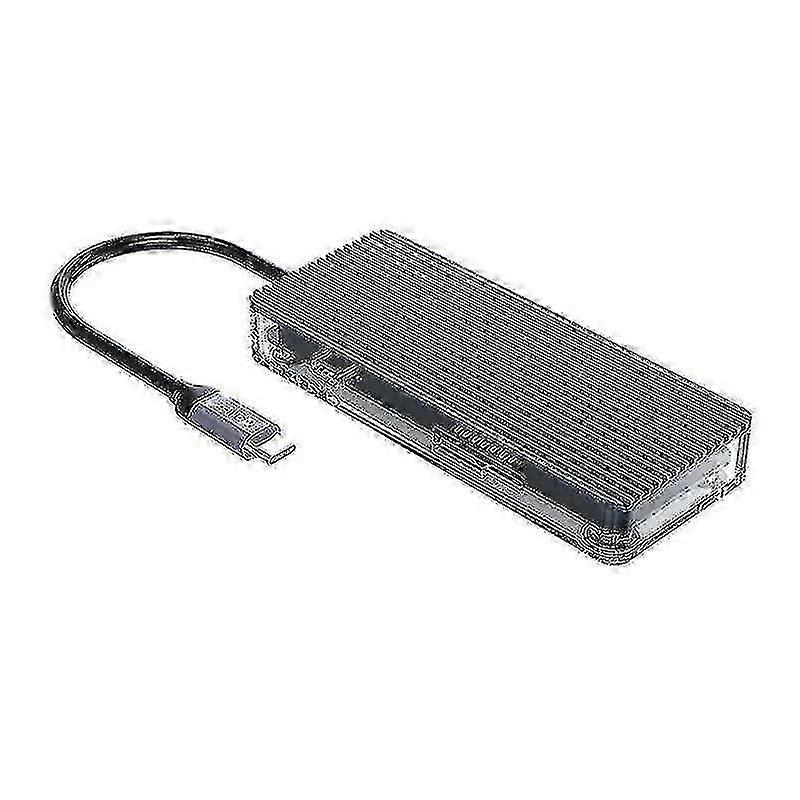 Computer Accessory Sets Orico Wb-7p 7 In 1 Type-c Transparent Hub