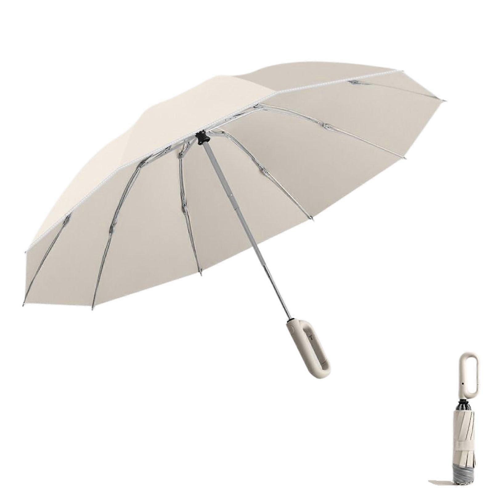 Sturdy Travel Umbrella - Compact Windproof Folding Umbrella with Reinforced Frame and Durable Fabric Design