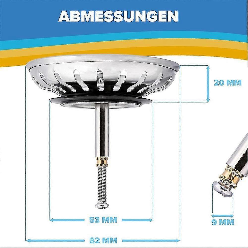 För Blanco utbyte avloppsfilter för diskbänk, avloppsplugg