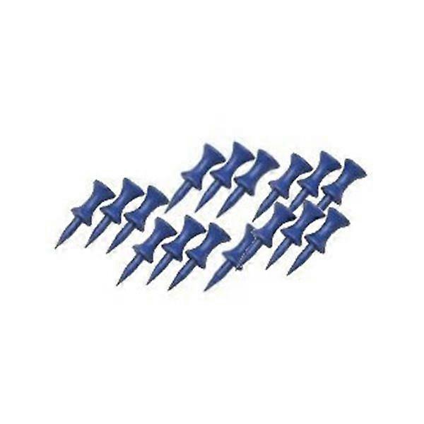 100pcs 37mm Castle Tees (Blue)