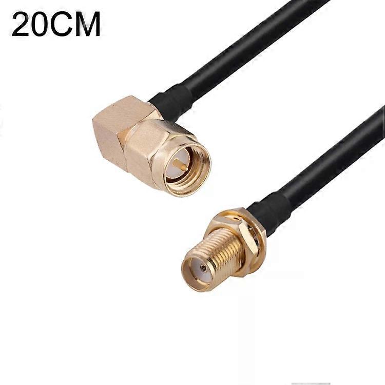 SMA Male Elbow to SMA Female Coaxial Adapter Cable-20cm RG174
