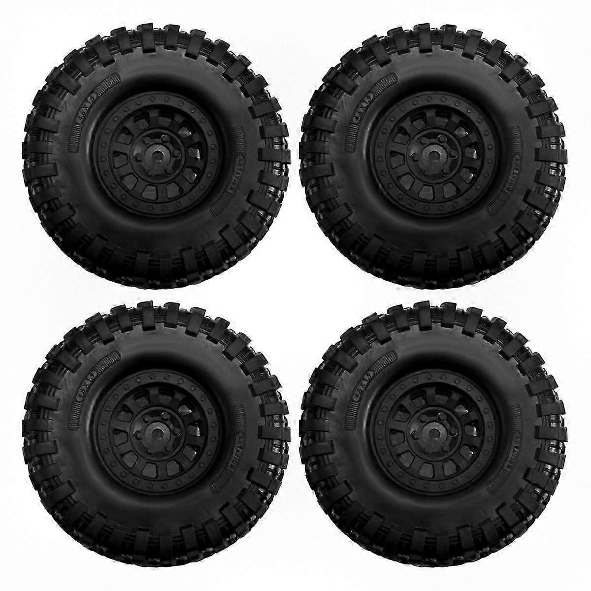 1.9 Inch Rubber Tire for 1/10 Scale RC Crawler Vehicle Trx4 D90 Axial Scx10 II III Redcat MST