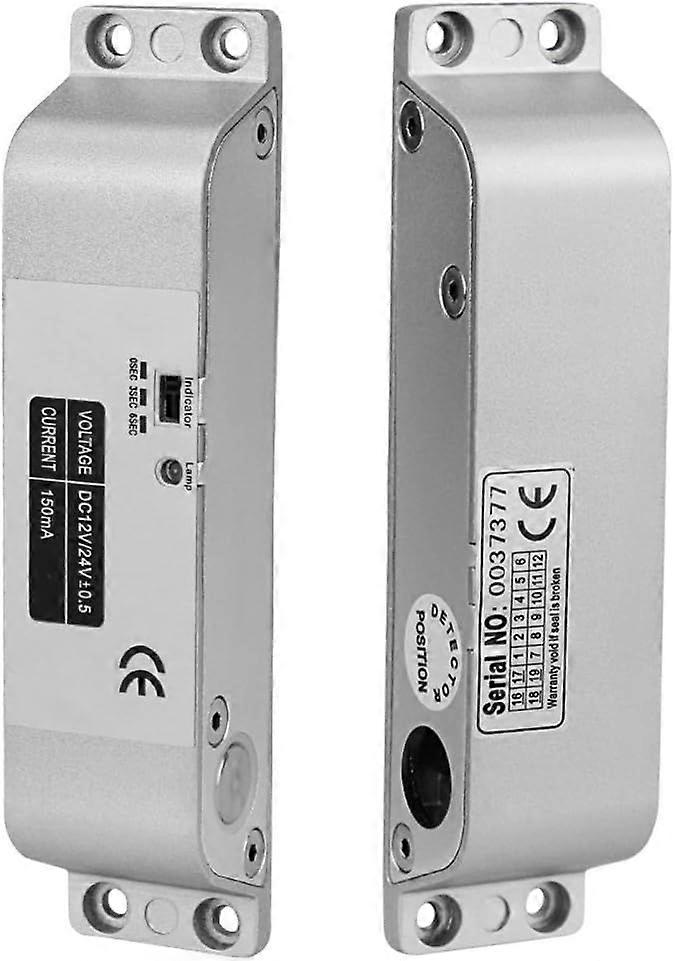 Libo Electric Drop Bolt Lock Dc 12V Fail Safe Mode Nc Electronic Door Lock For Access Control Security System With Time Delay