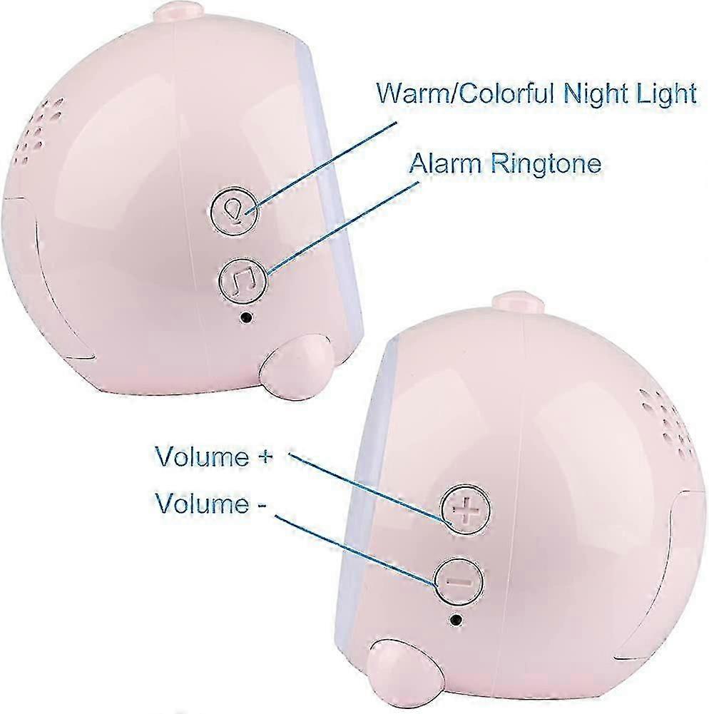 Analog Children's Alarm Clock, Analog Alarm Clock Without Ticking Led Color
