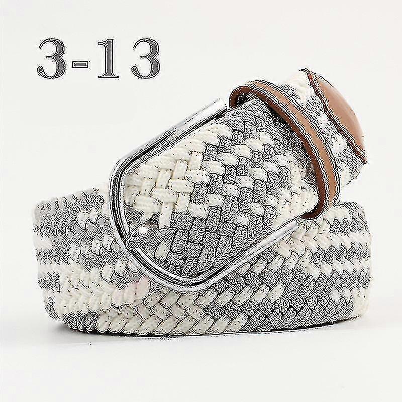 Klassiskt flätat bälte för män - justerbart midjeband, perfekt för jeans och byxor (3 färger)