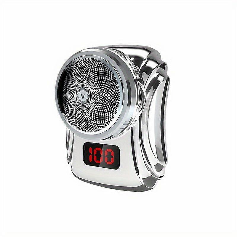Mini Electric Shaver For Men, Rechargeable With Digital Display, Compact And Portable For Travel, Washable And Mini For Men's Shaving, Home Beard Trim