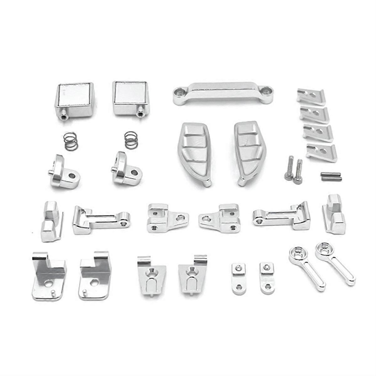 Upgrade Car Shell Trim Kit for 1/12 H12Y H12Y+ RC Car Silver