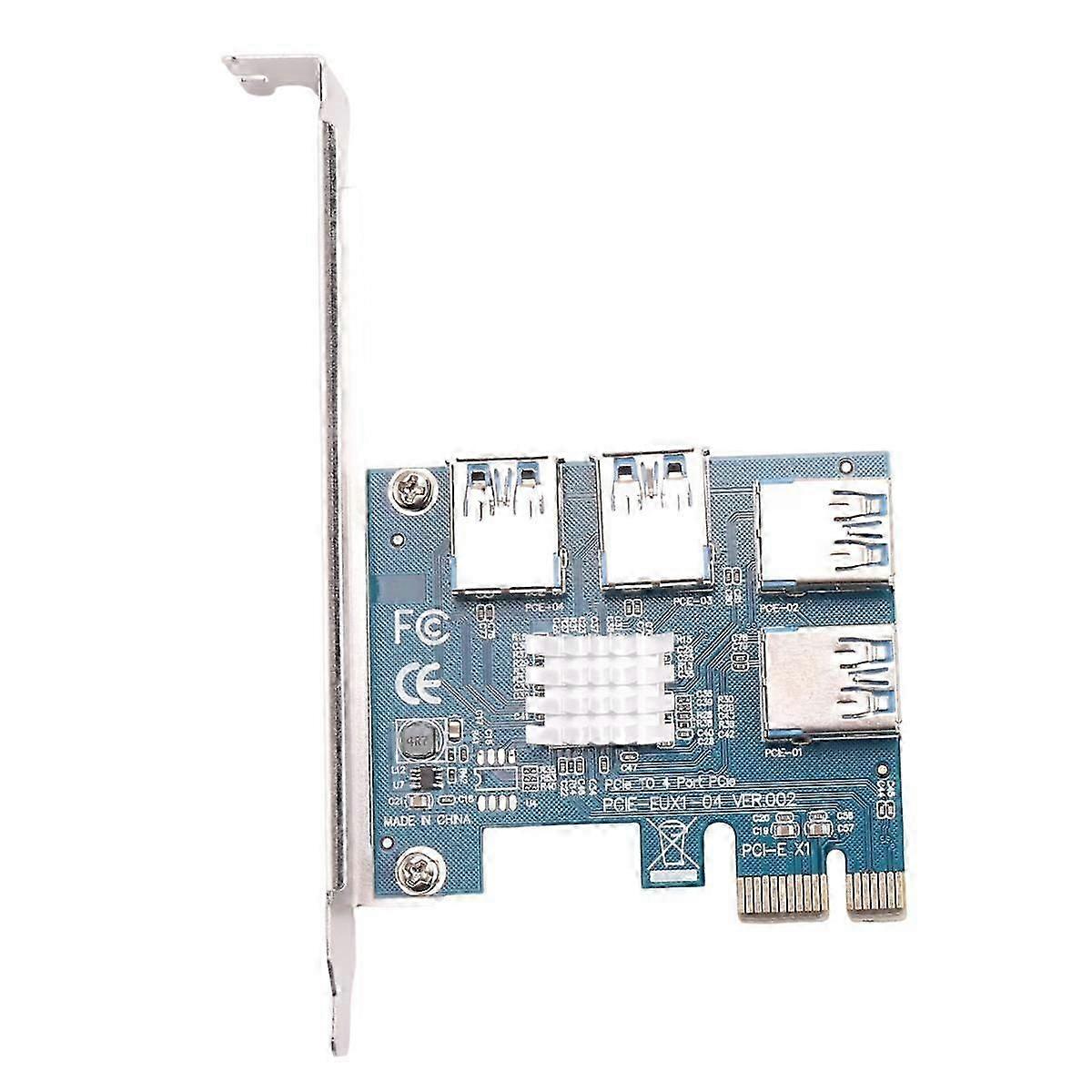 PCI Express Card Multiplier PCIE 1 to 4 USB GPU X1 X16 PCI-E Riser Card Video Card for Mining