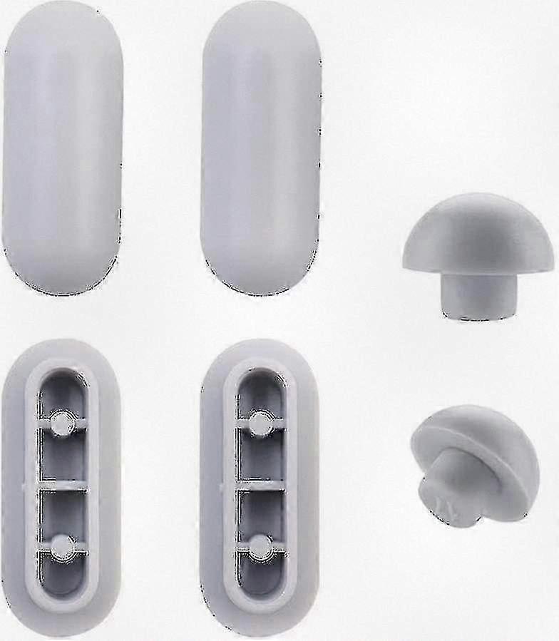 6pcs Universal Toilet Seat Bumper Pads Soft Cushion for Secure Fit