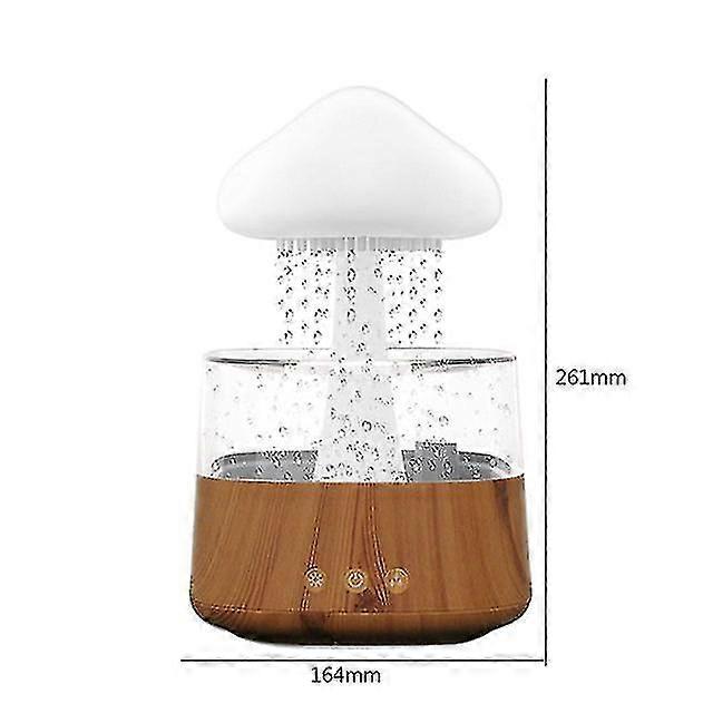 Rain Cloud 450ml Oil Diffuser With 7 S Led S, Mist Oil Diffuser Amp; For Ho