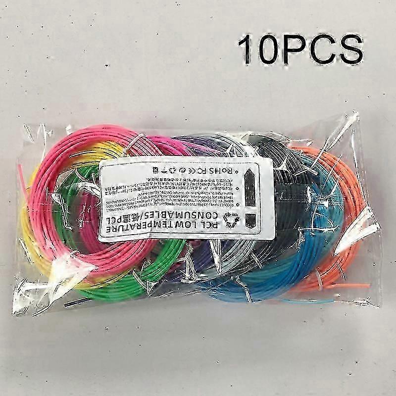 3D Pen for Kids USB Rechargeable 3D Printer Set with 10 x Drawing Molds Low Temperature Easy to Use