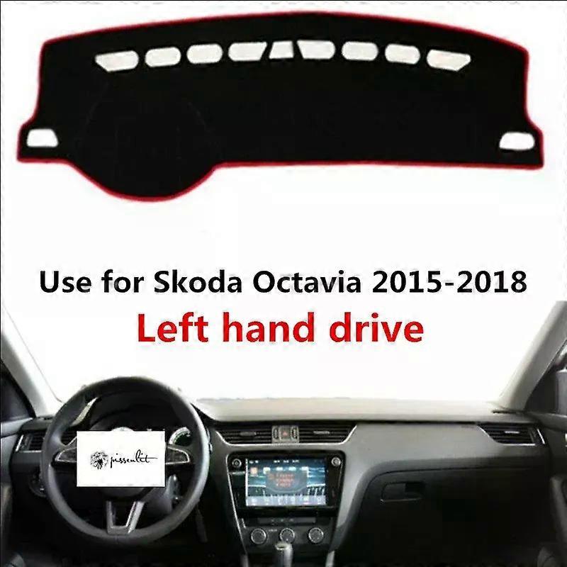 Pissenlit נגד אבק שמש צל רכב לוח מחוונים כיסוי מחצלת אביזרים עבור סקודה אוקטביה 2015 2016 2017 2018 שמאל יד כונן כרית