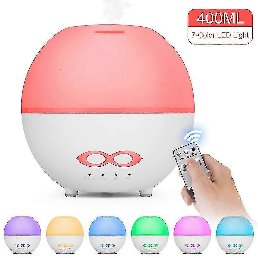 400ml Essential Oil Diffuser - 7-Color Mood Light Aroma Humidifier for Bedroom/Baby Rooms_MM2