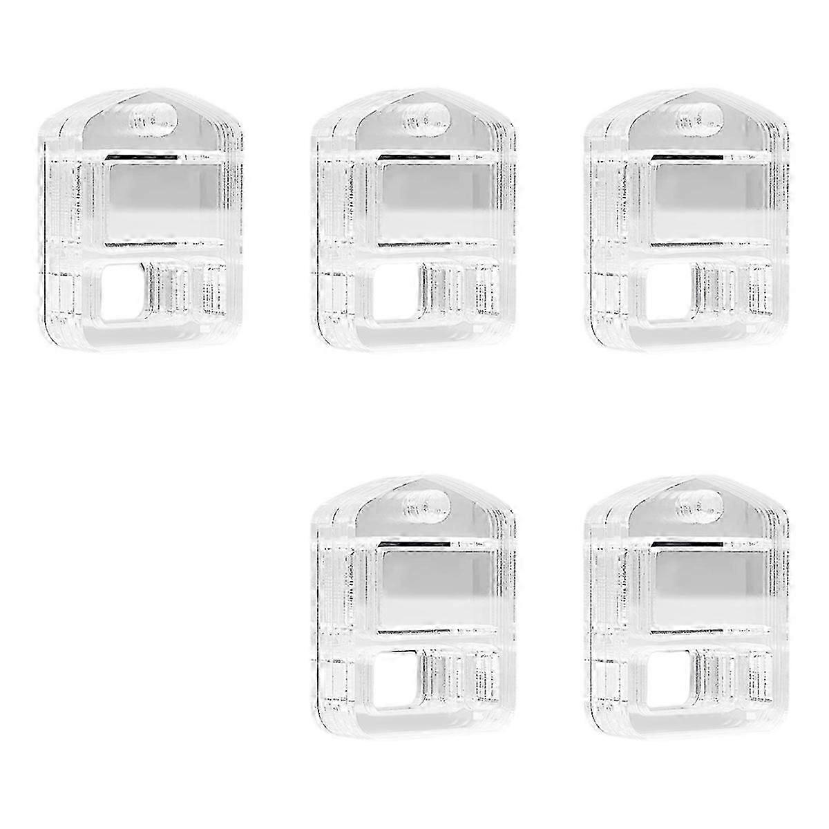 30pcs Acrylic Embroidery Floss Drop, Clear Embroidery Thread Organizers Slim Floss Bobbins - Thread