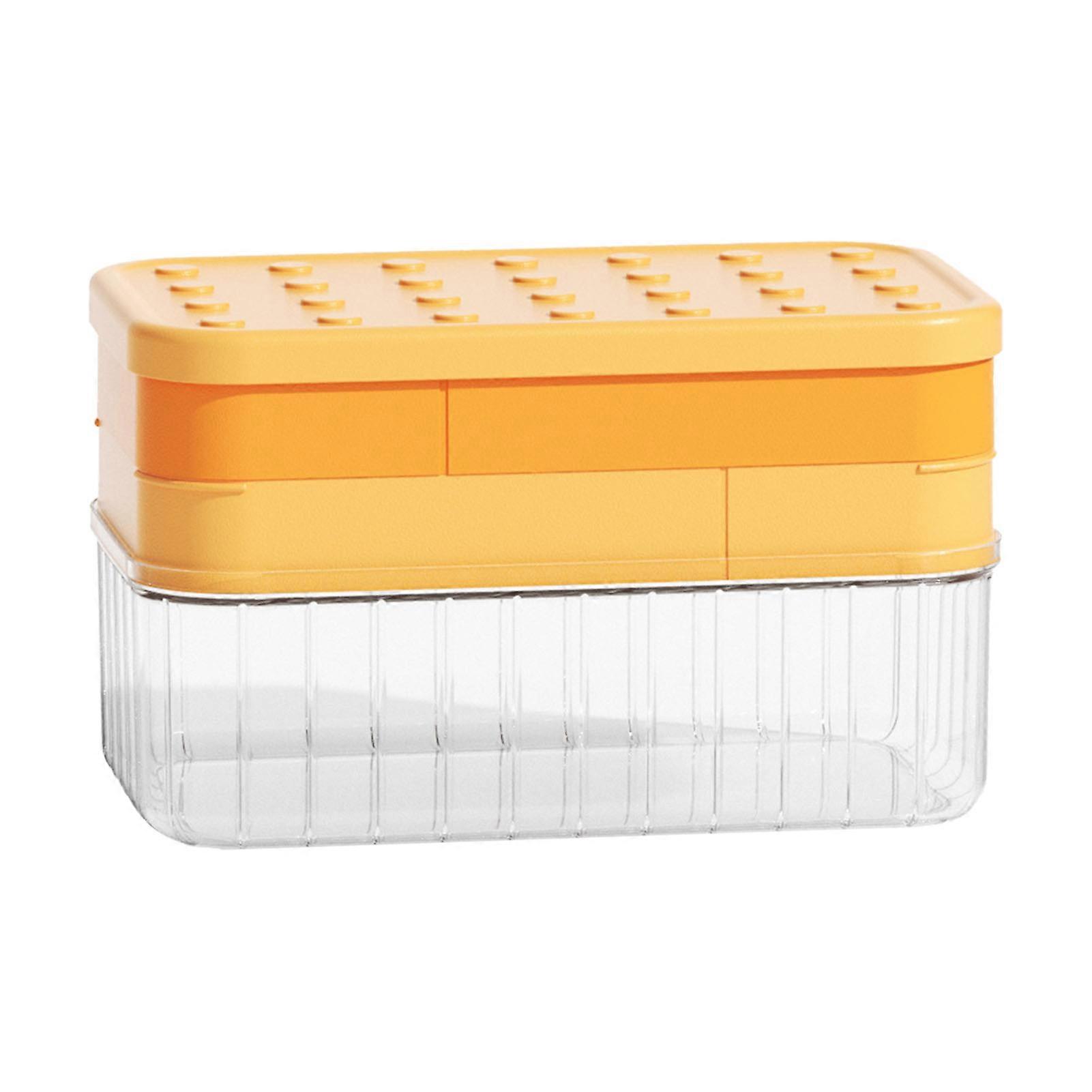 Ice Cube Tray 2 in 1 Multifunctional Silicone Ice Stick Maker Mold with Storage Box