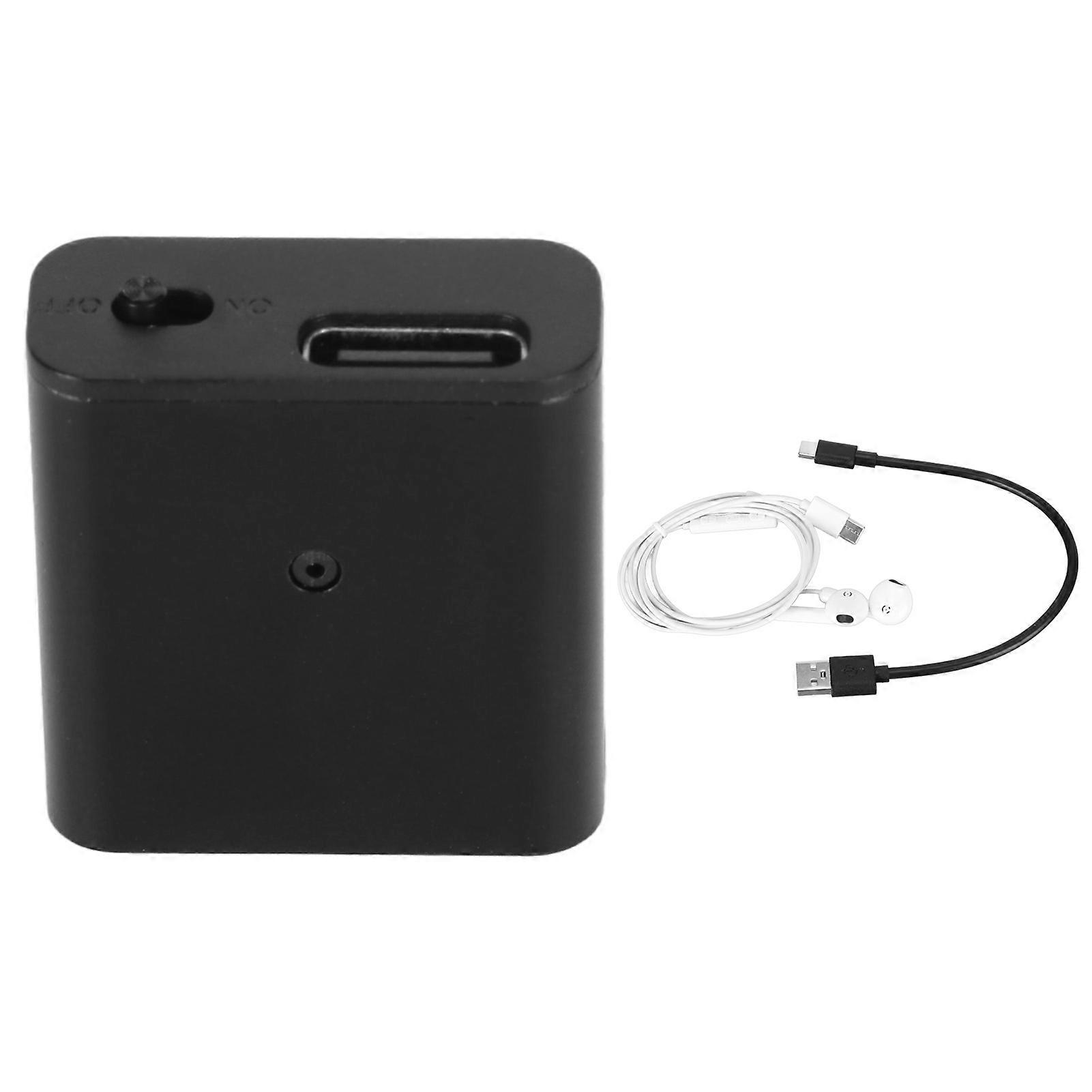 Small Recorder Voice Activated HD Noise Reduction Portable Digital Recording Device with MP3 Playback for Interview