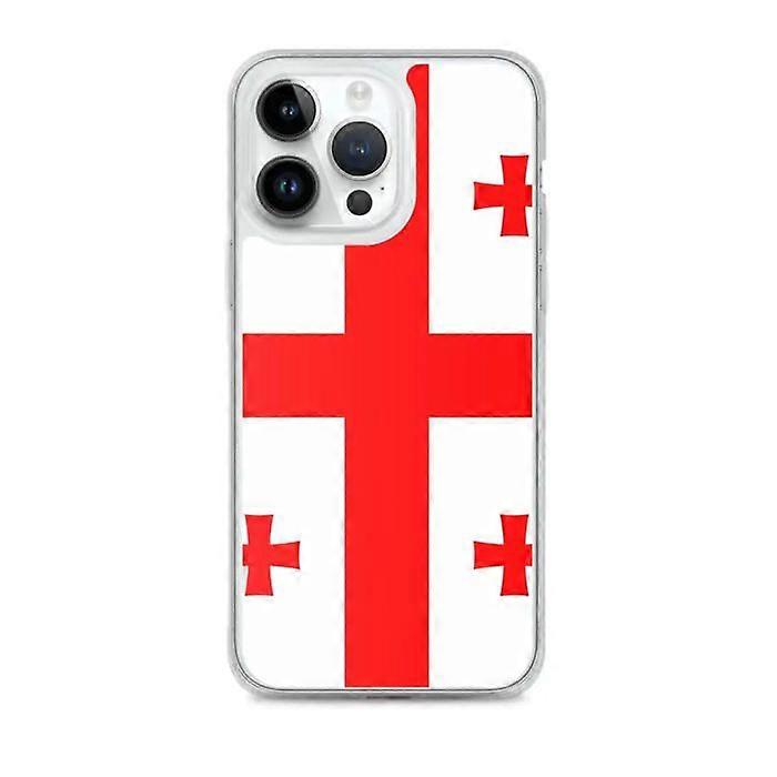 iPhone Case - Georgia - iPhone 14 Pro Max - Flexible - Multicolored - Flag Design