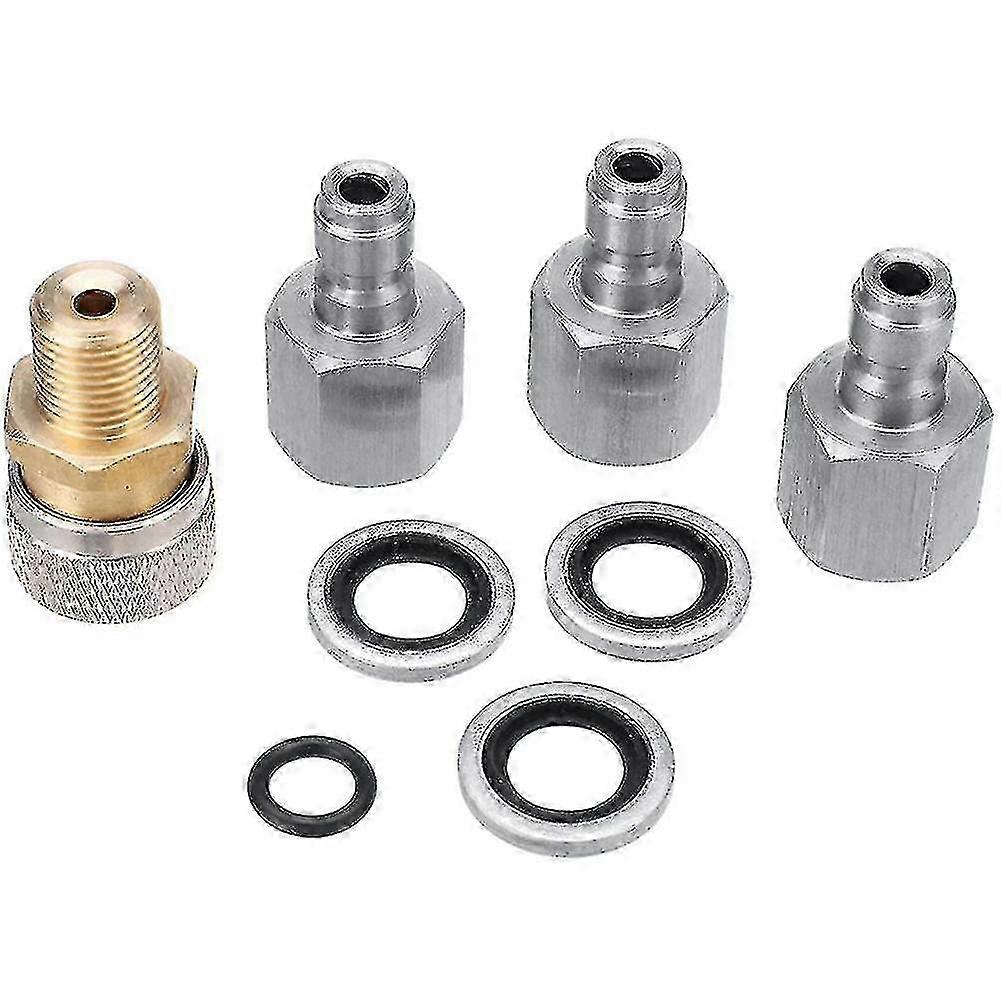 1/8 Bsp Change Coupling Connections Charging Adapter Kit  Stainless Steel Pcp Charging Change Adapter
