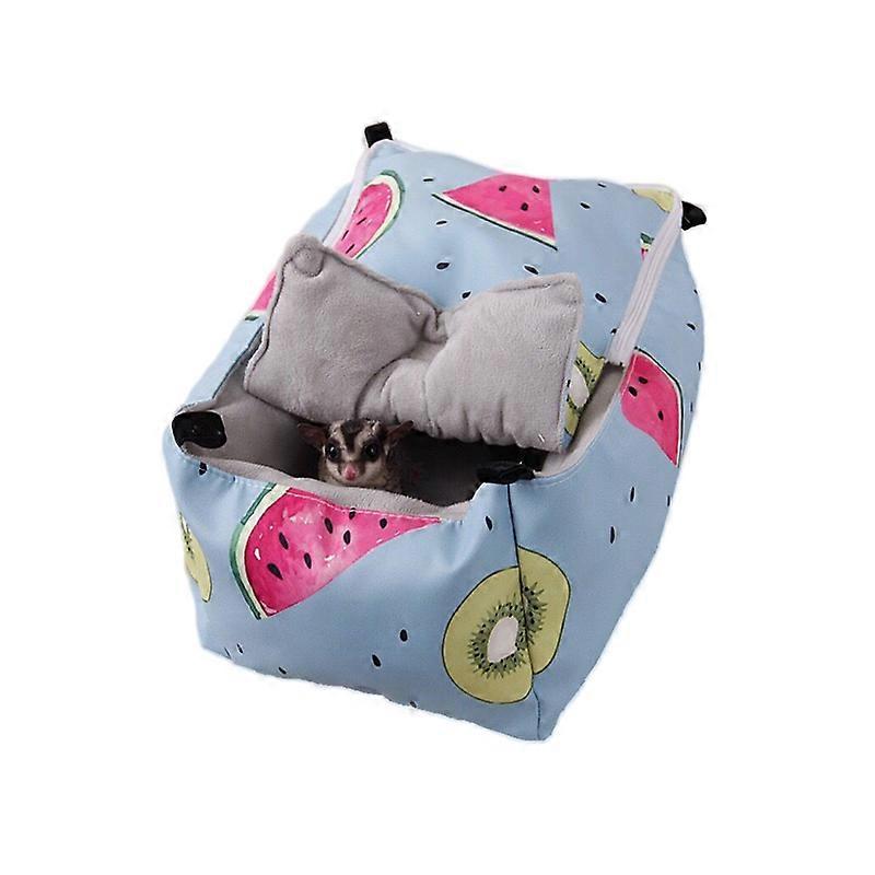 Hamster Sleeping Bag Winter Soft Warm Bed Plush for Small Animals Soft Flannel Small Pet Nest Snuggle Sack Hideout Pouch