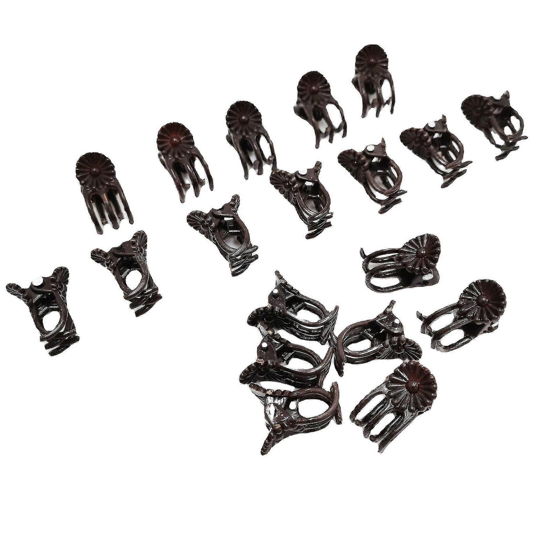 50pcs蘭の茎クリップ、ミディアムデイジー植物クリップ植物サポートクリップガーデンフラワー厚いプラスチックバインクリップ