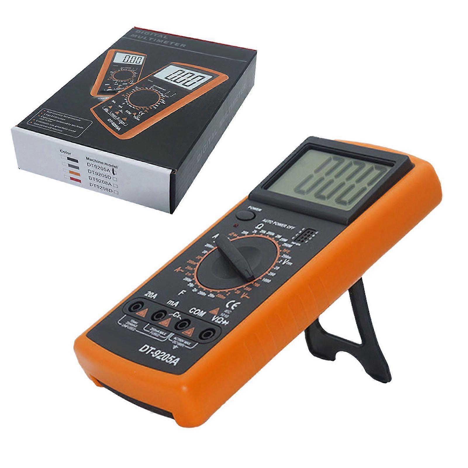 High quality  Digital multimeter DT9205A fully protected digital multimeter