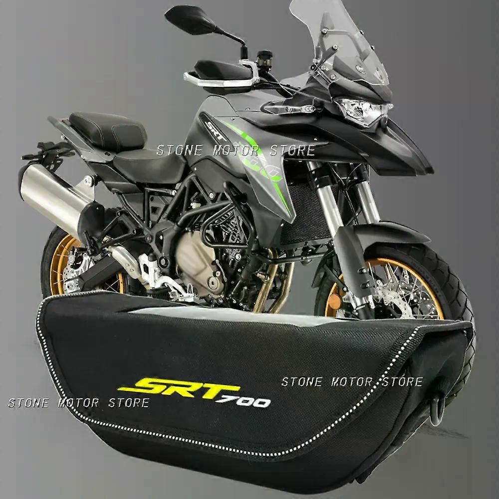 Για QJMOTO SRT700 SRT700X Αξεσουάρ μοτοσικλετών τσάντα πλοήγησης ταξιδιού τιμονιού Τσάντα τιμονιού μοτοσικλέτας αδιάβροχη διακοσμητικά-L