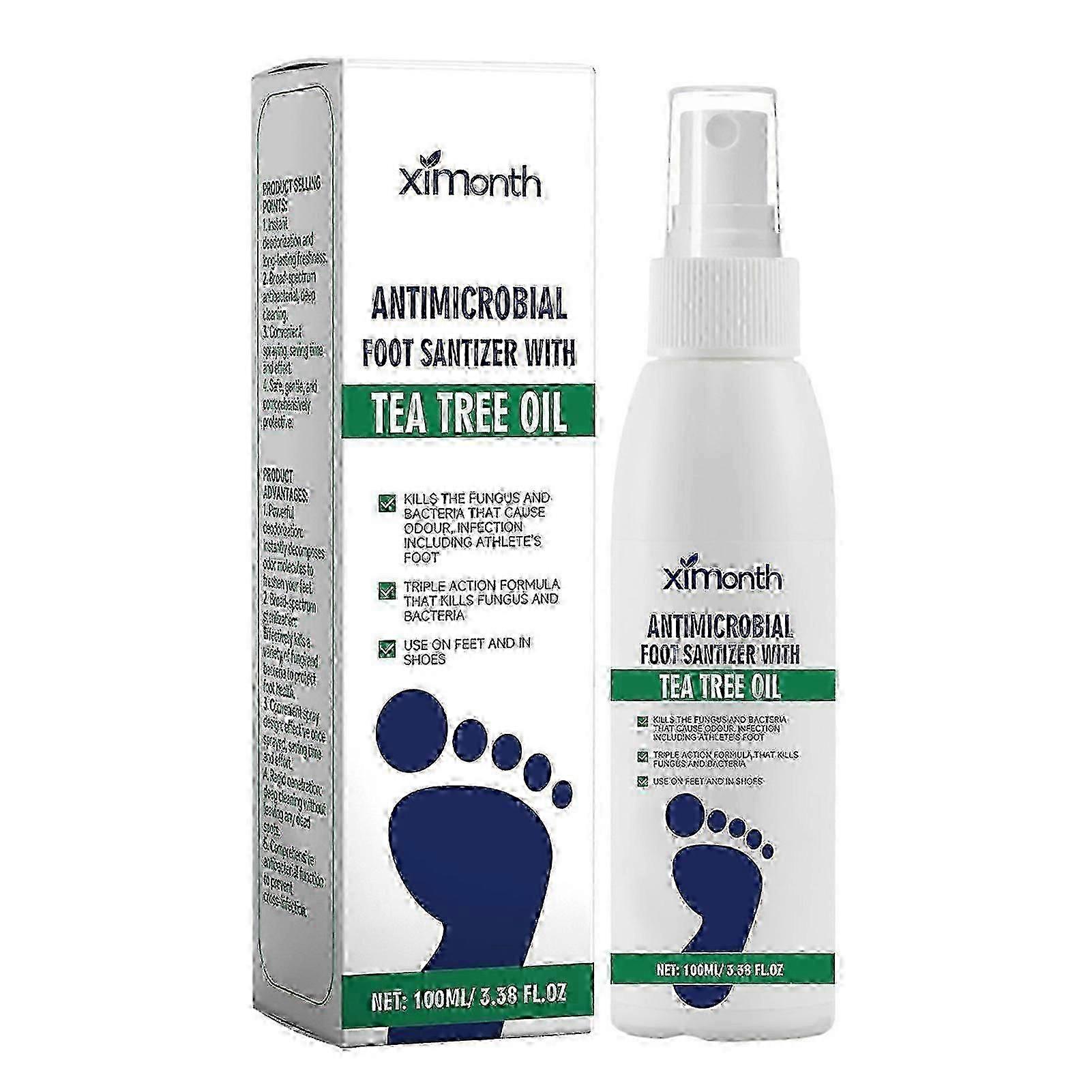 Дезинфицирующее средство для ног с маслом чайного дерева, масло чайного дерева для ног и дезинфицирующее средство, прозрачное дезинфицирующее средство для ног