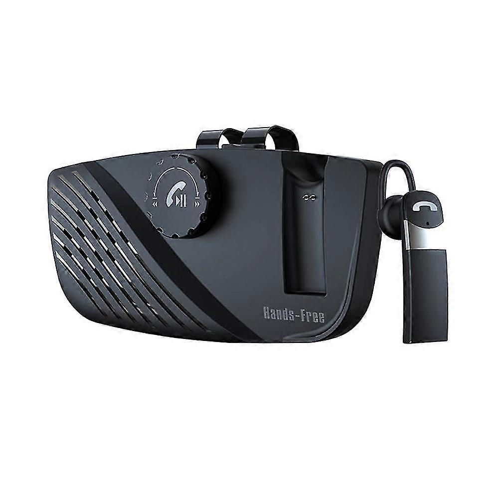 Bluetooth Car Kit Handsfree Speakerphone Sun Visor Bluetooth 5.0 + Wireless MP3 Music Player with M