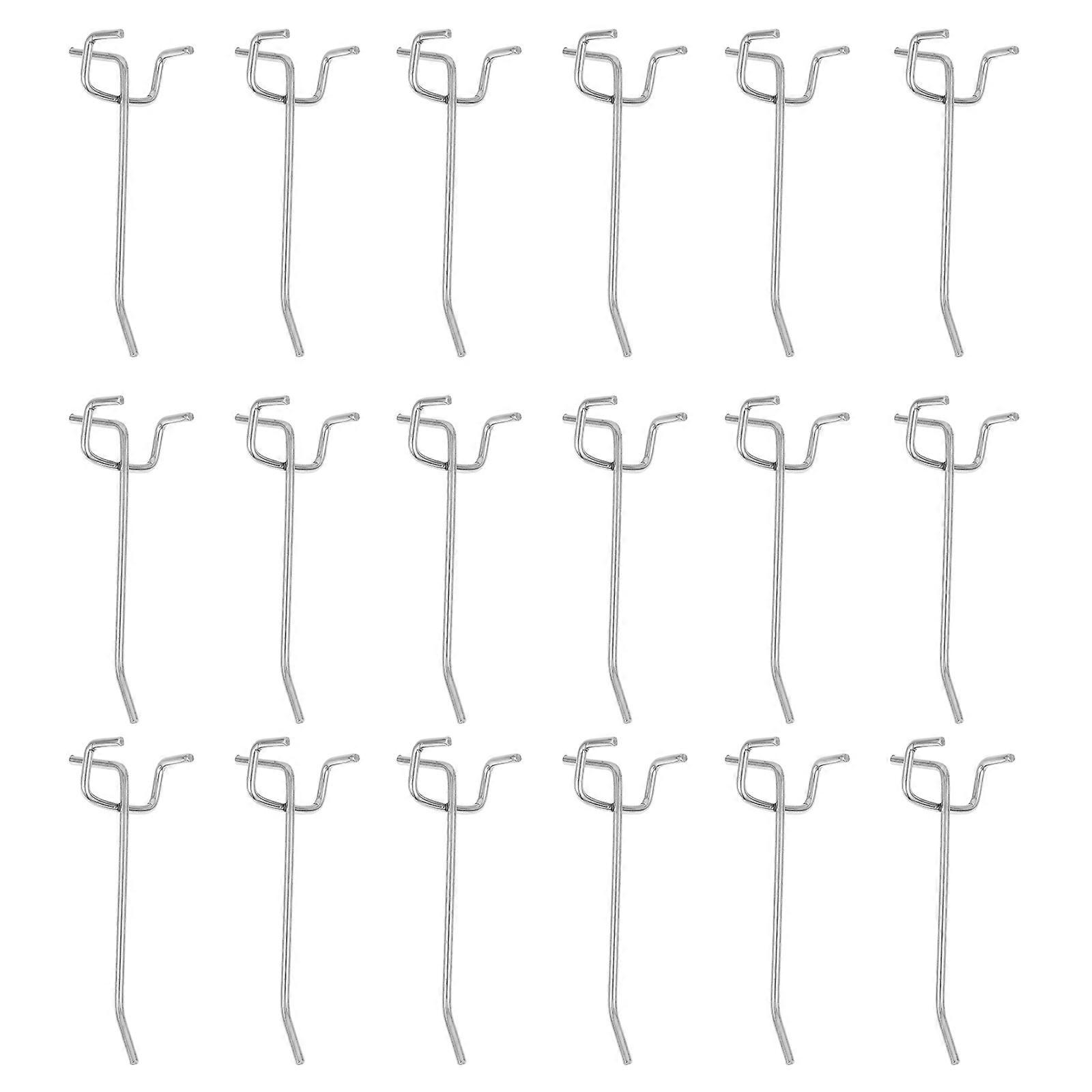 50pcs Heavy Duty Pegboard Hook Display Hooks for Garage Workshop Wall Mounted Storage