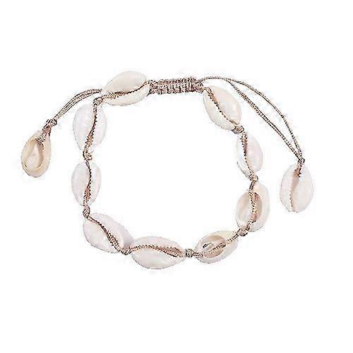 Bohemian Trendy Seashell Ręcznie robiona bransoletka dla kobiet Shell Beaded Rope Chain Strand Bransoletka Urok Biżuteria Prezent 2025