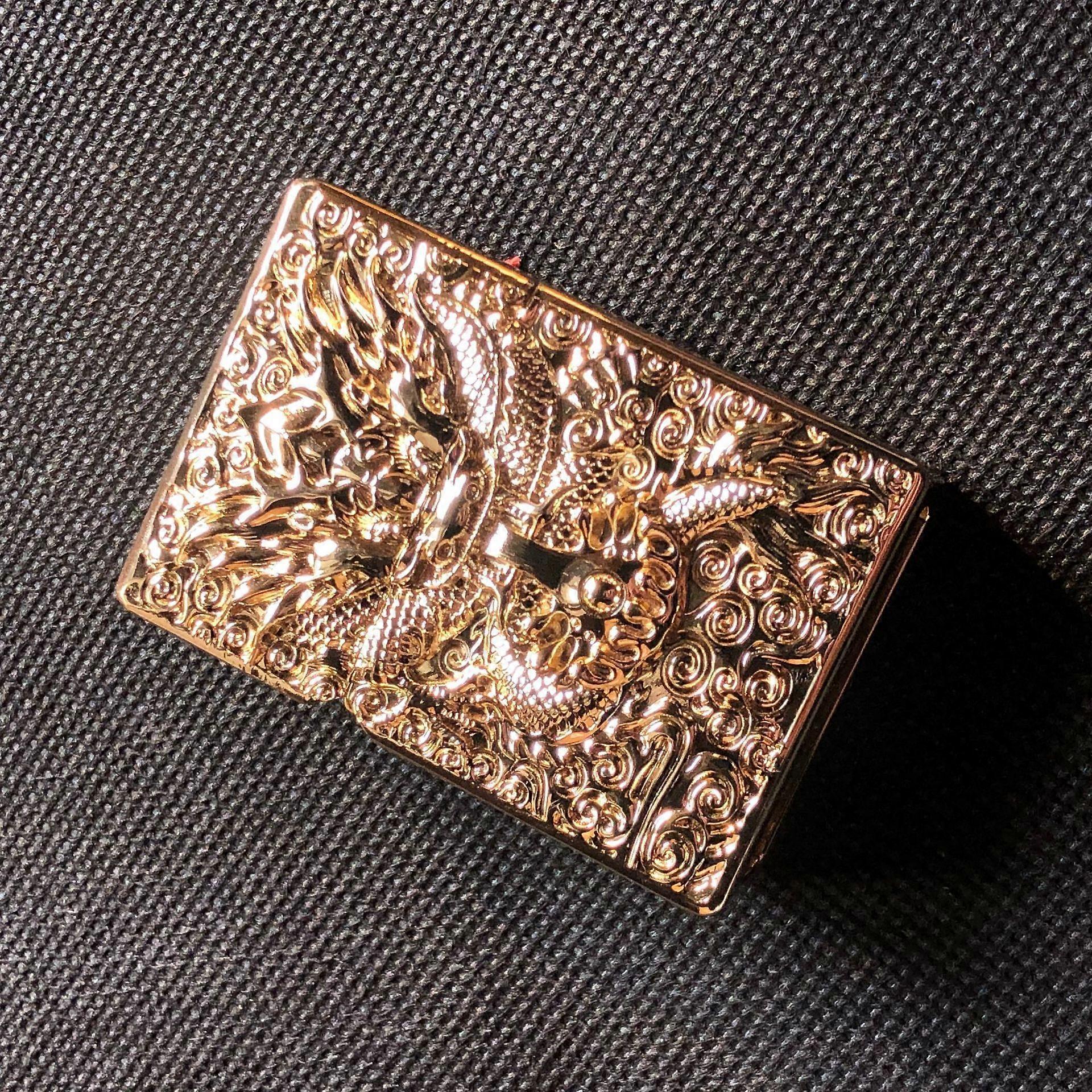 New Brand Brass Five-Sided Windproof Kerosene Lighter Armor Dragon