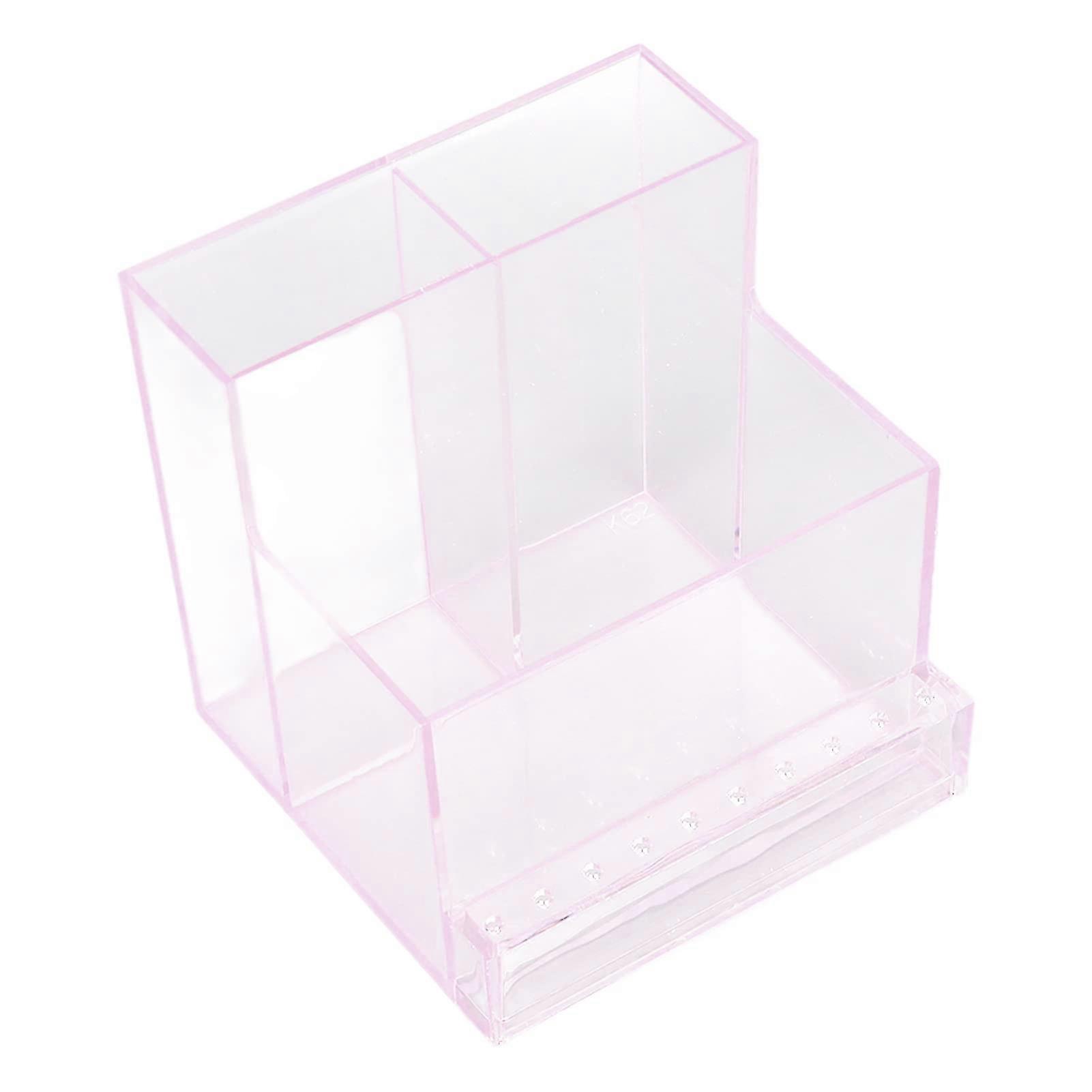 Nail Drill Machine Storage Box, Acrylic Material, MultiCompartment, MultiFunction, Exquisite Workmanship