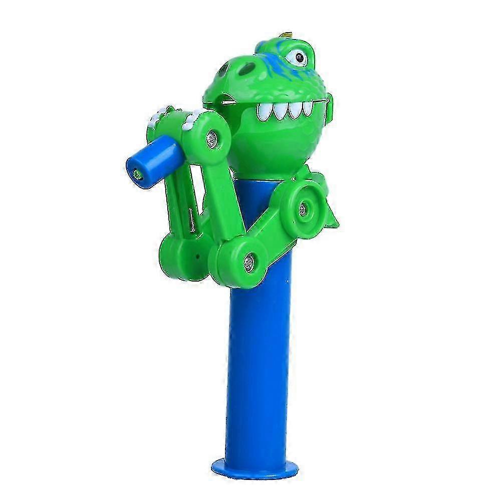 Creative Dinosaur Lollipopホルダー - 子供向けの楽しいロボット型のキャンディー収納玩具、ノベルティギフト&ストレス解消