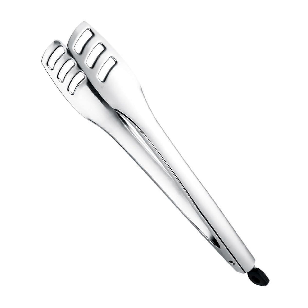 Food Tongs for Grill and Bread - Heat Resistant, Ergonomic Handle, Rust-Free, Durable for Steaks and Pancakes